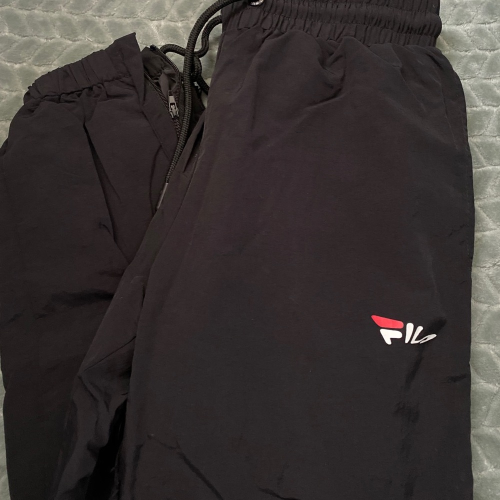 Black Fila Joggers